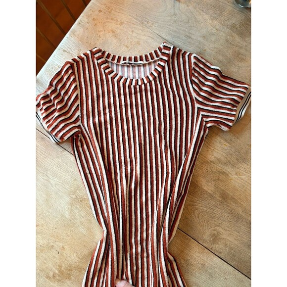 Scotch & Soda Women's Dress Size Small Terry Cloth with Red/White/Black stripes - Picture 1 of 5